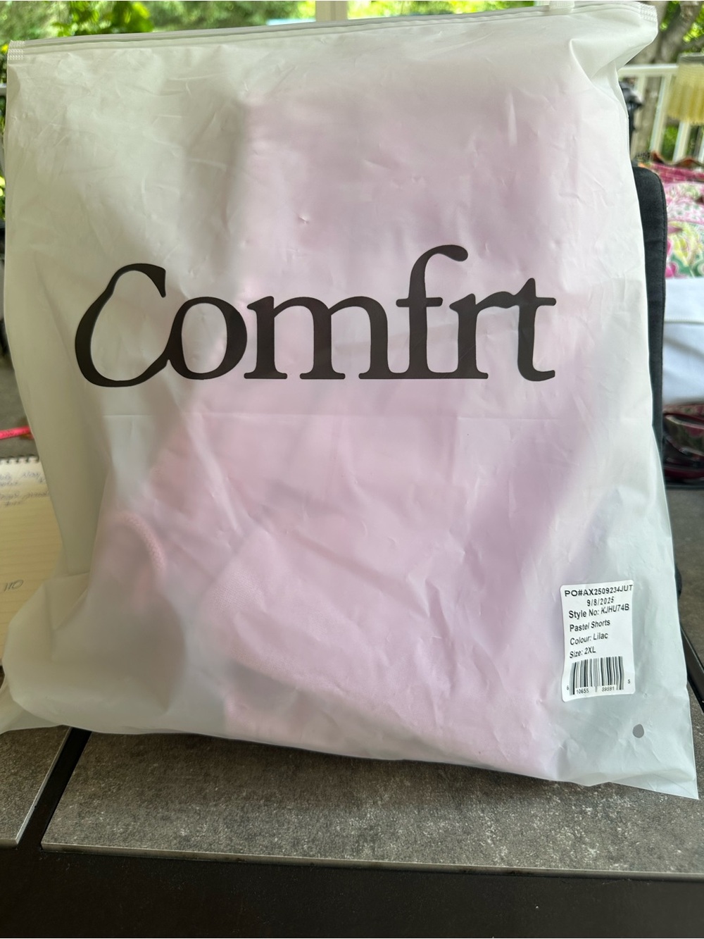 Comfrt Collection Pastel Edit “Lilac” Drawstring Shorts for Women 2X NEW - Picture 11 of 11
